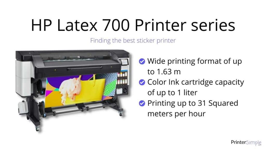 HP Latex 700 Printer Series