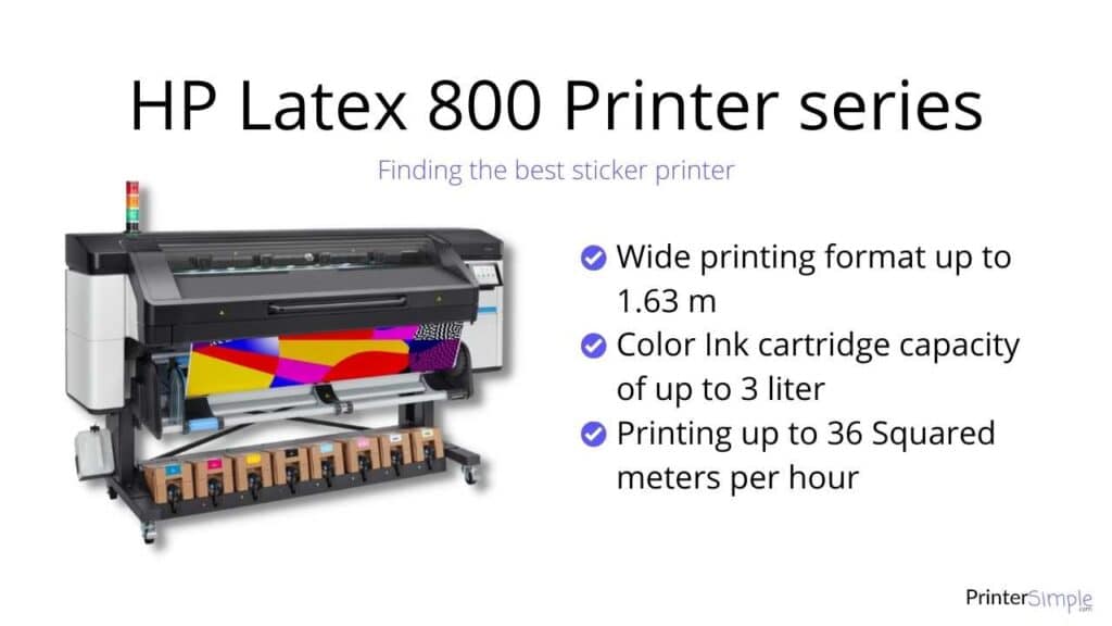 HP Latex 800 Printer Series