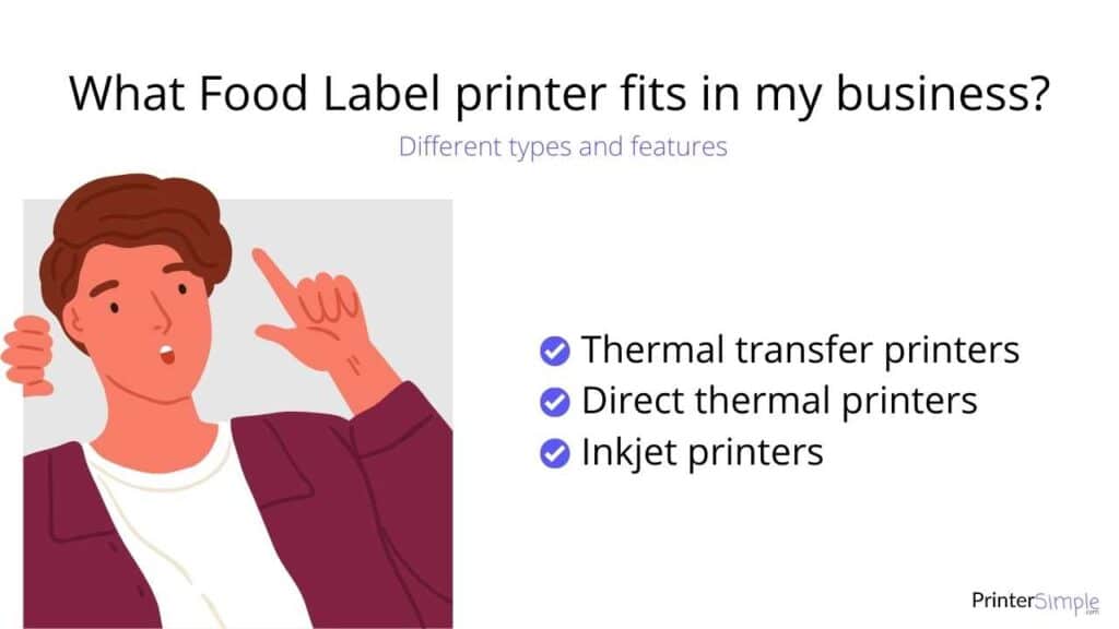 What to look in Food Label Printers