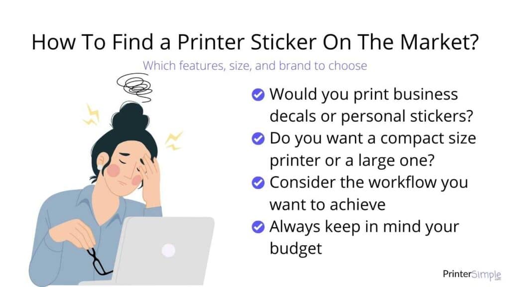 Things to have in mind when buying printers for making stickers