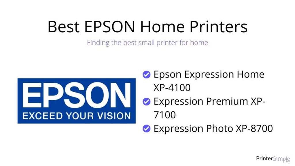 Best Epson small printers for home