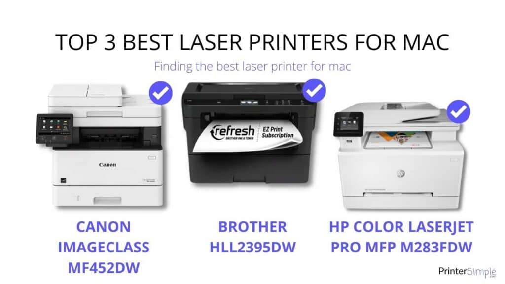 Top 3 best HP laser printers for mac