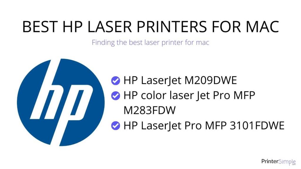 Best HP laser printers for mac