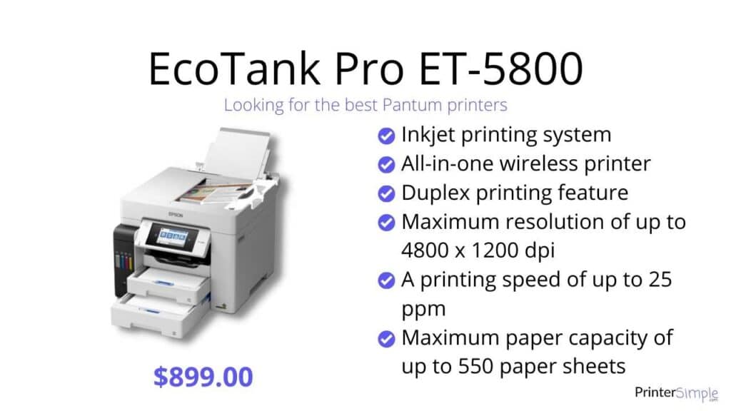 Epson EcoTank Pro ET-5800