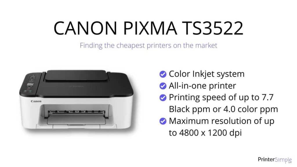 Canon PIXMA TS3522