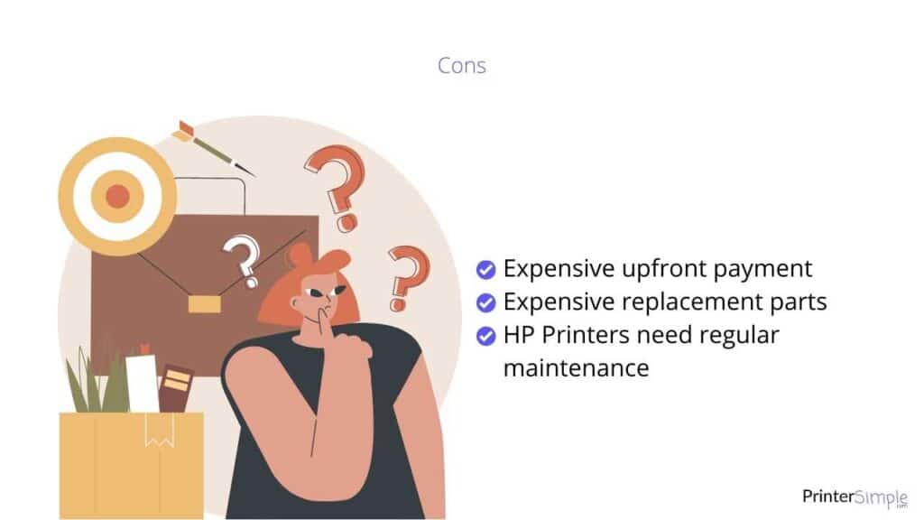 The bad about HP Laser printers