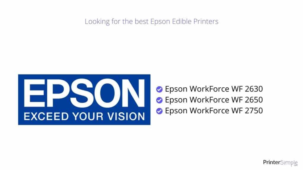 Best Epson Edible Printers on the market