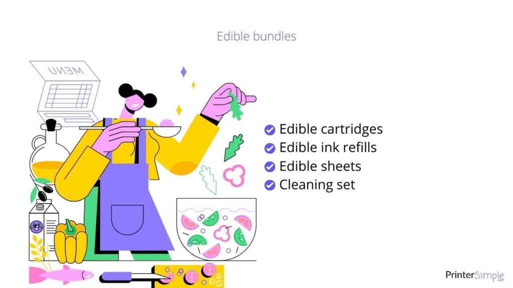 Edible bundles for Epson Edible Printers