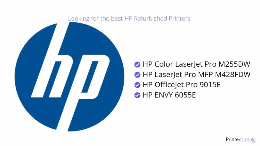 Best HP Refurbished Printers on the market