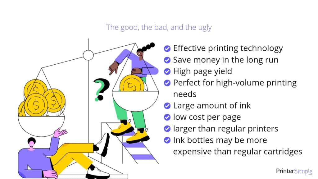 Pros and cons of Supertank Printers