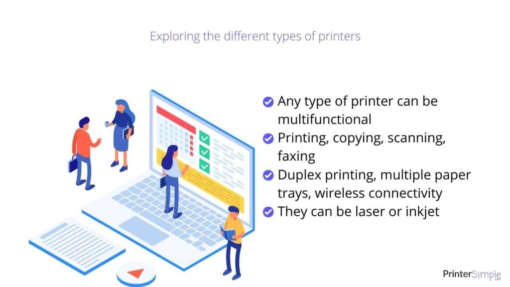 What do these types of printers have to offer?