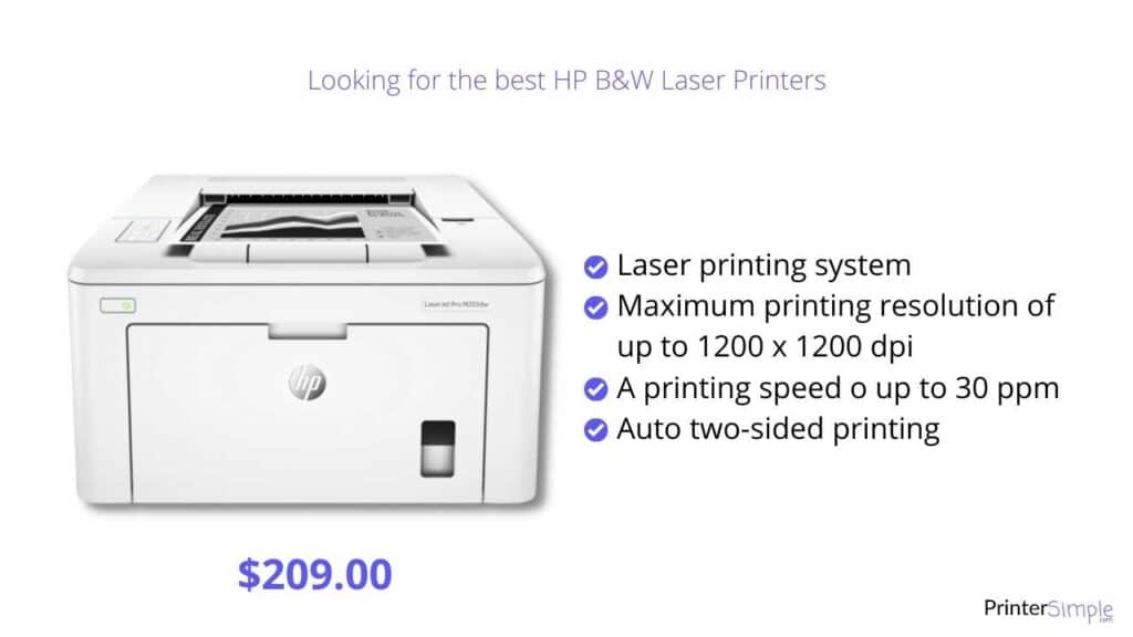 HP LaserJet Pro M203DW