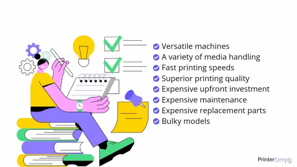 Pros and cons of vinyl printers