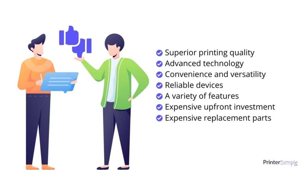 Pros and cons of Brother all-in-one inkjet printers