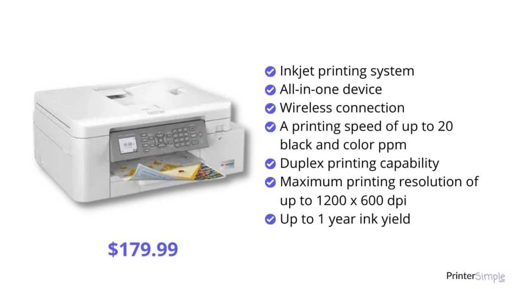 Brother all-in-one inkjet printers with the most units sold